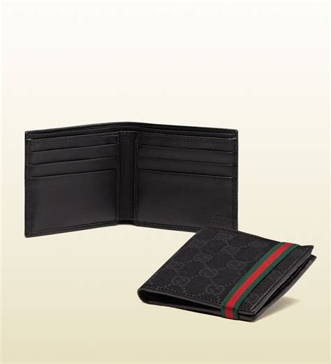 gucci slim wallet imprint for men gg imprint|Gucci trifold wallet for men.